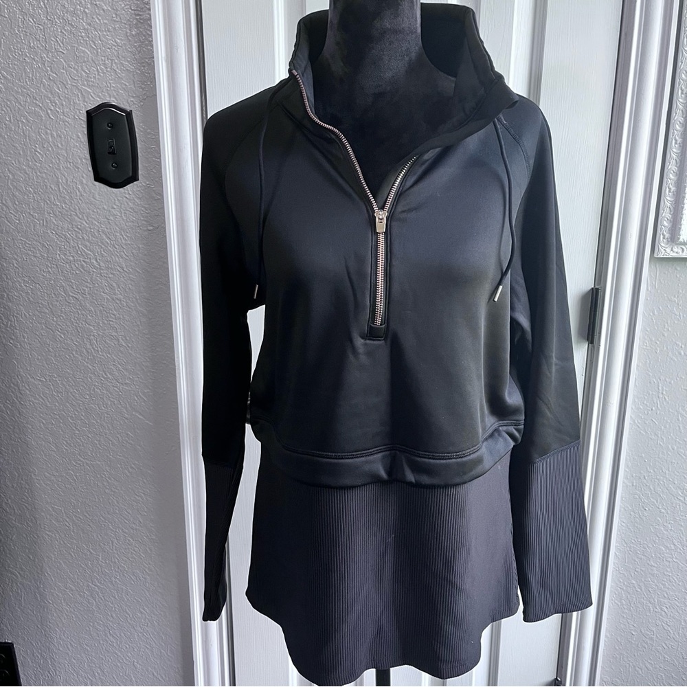 Avia Black Half-Zip Hoodie